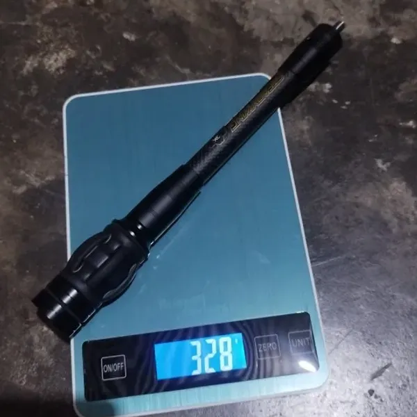 Verified buyer photo from Malaysia: the stabilizer on a kitchen scale reading 328 grams